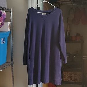 Pact Organic Navy xxl sweatshirt dress